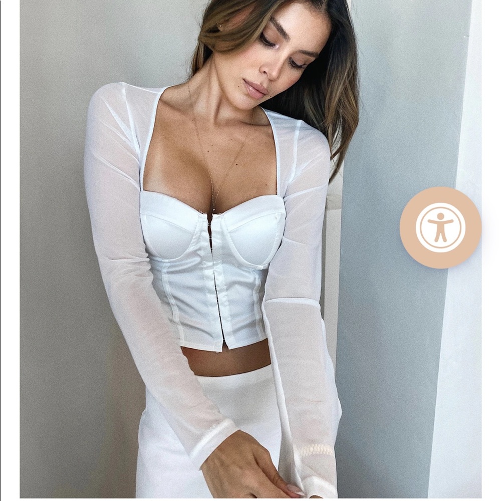 Starlow Bustier white top